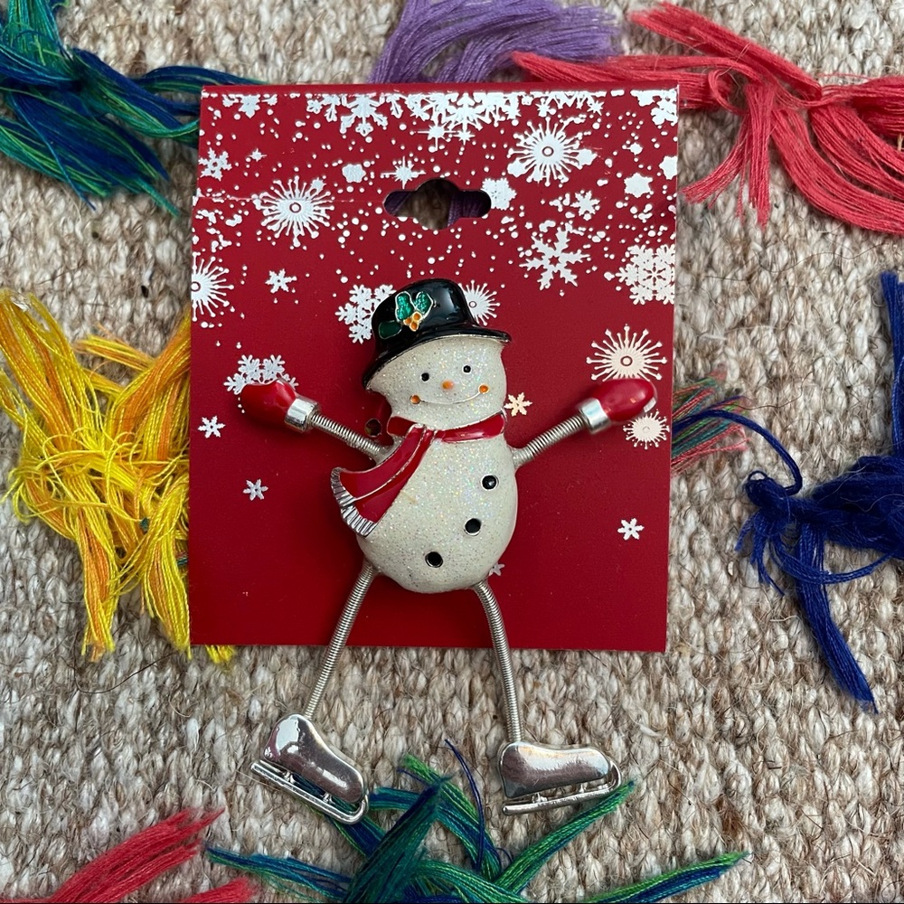 Snowman skating pin!!!